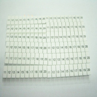 上海雷普标记号 端子号码条 端子标记条ZB5 ZB6 ZB8 标记条