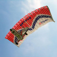 中文版 3千毫安锂电池\起飞快\电动遥控滑翔伞\降落伞\模型动力伞(全套高配双1500毫安锂电)