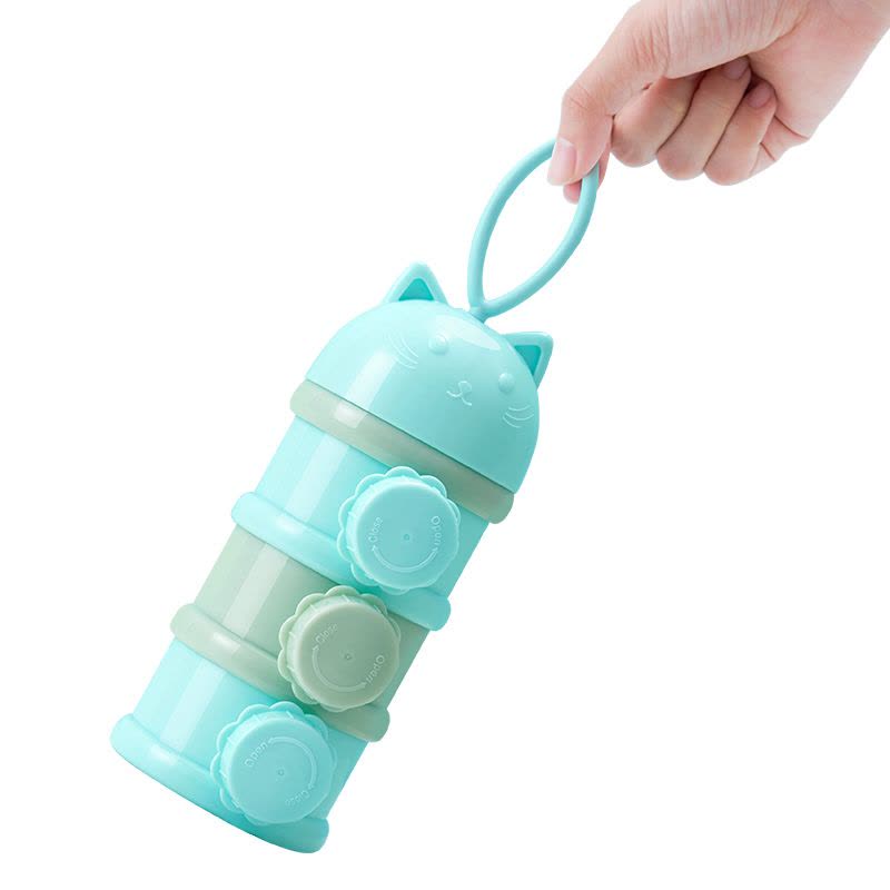 纽因贝NEWYERBAY 三层PP奶粉盒 婴儿便携外出装奶粉罐 大容量储存盒宝宝奶粉格图片