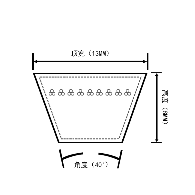 A1346三力士三角皮带风机小电机车床皮带橡胶传动带(100个起批)