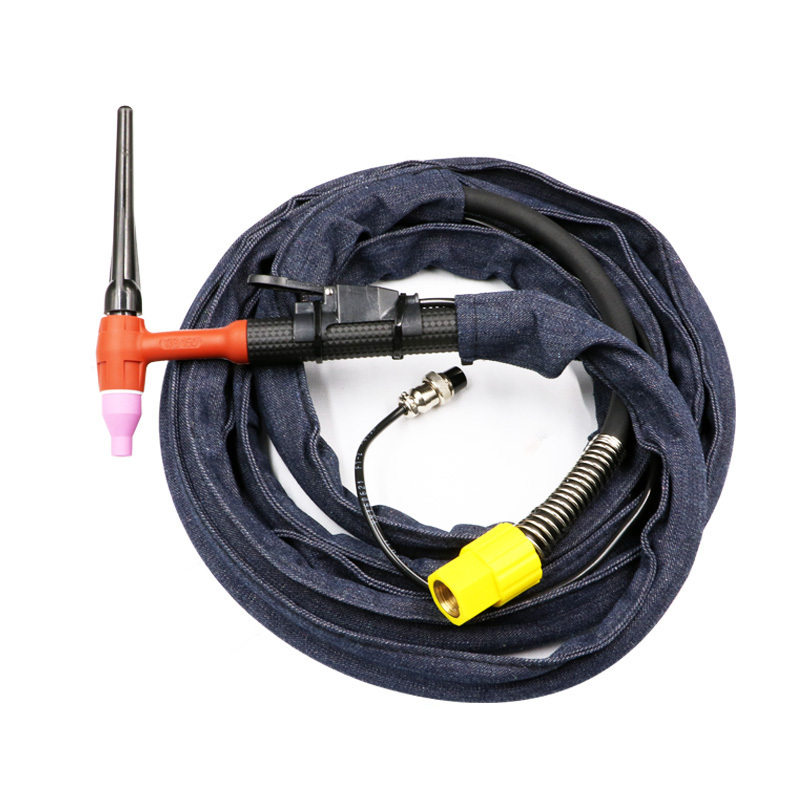 松勒qq-150a 300a气冷氩弧焊机焊枪头wp-17 26 18水冷焊枪配件