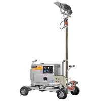 汉萨5KW消防移动照明灯车 自动升降工作灯塔道路施工电力铁路抢修