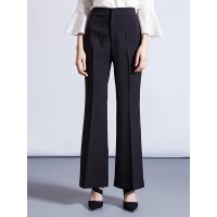 女装冬季气质纯色中线设计女式长裤