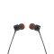 JBL T110 入耳式 有线耳机 立体声 磁吸式线控运动跑步耳塞 有线耳机 黑色[保税仓发货]