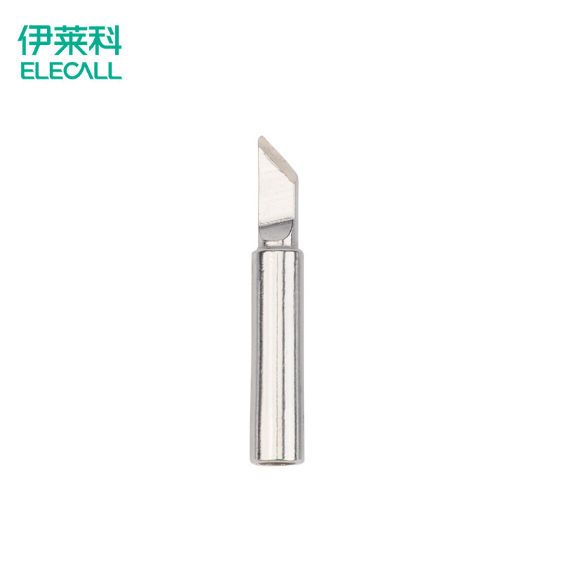 伊莱科936烙铁头刀头特尖马蹄头936焊台通用刀型K型 一字形烙铁头