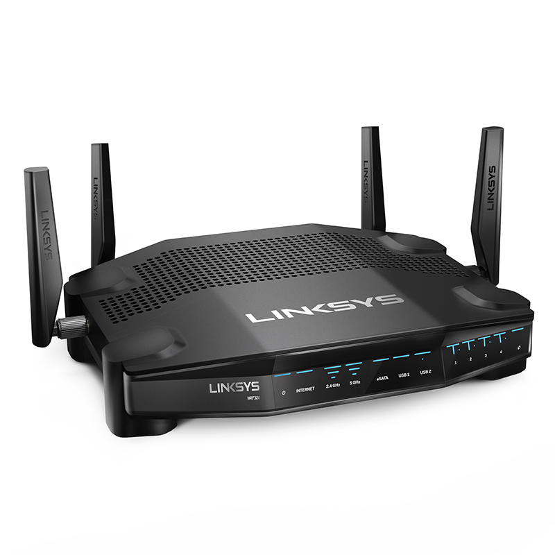 领势 LINKSYS WRT32X 双频千兆/低辐射/智能无线/专业电竞游戏无线路由器;3G路由器;无线AP;双频路由