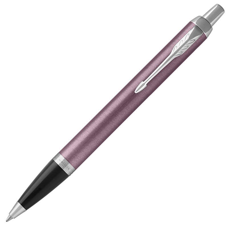 派克(PARKER)新品IM丁香紫白夹原子笔图片