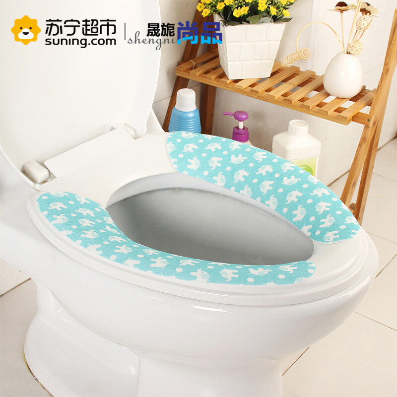 晟旎尚品 绒面黏贴式马桶垫 马桶套