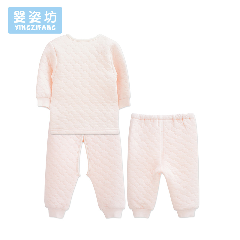 苏宁自营婴姿坊男女童和尚袍三件套二色可选