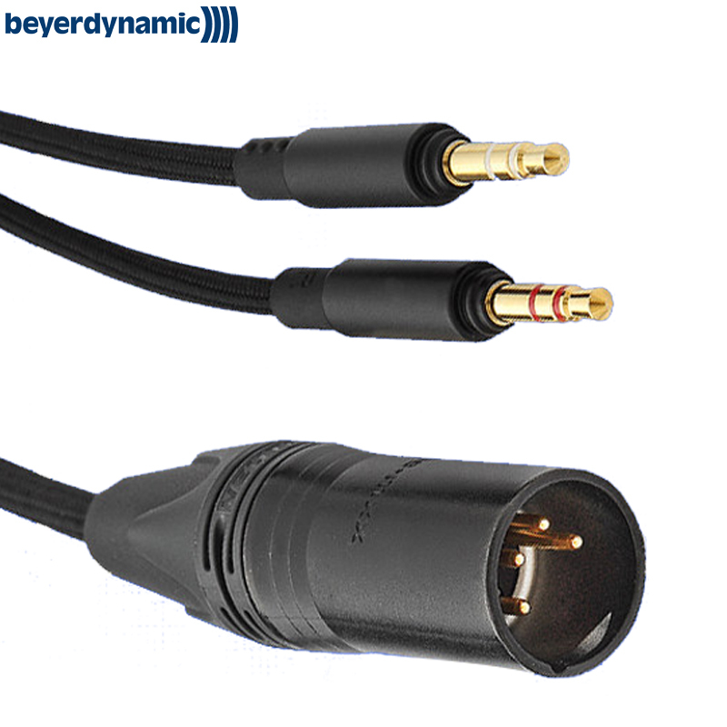 拜雅/拜亚动力(beyerdynamic) T1二代 T5P二代4芯平衡口耳机线 平衡线3M