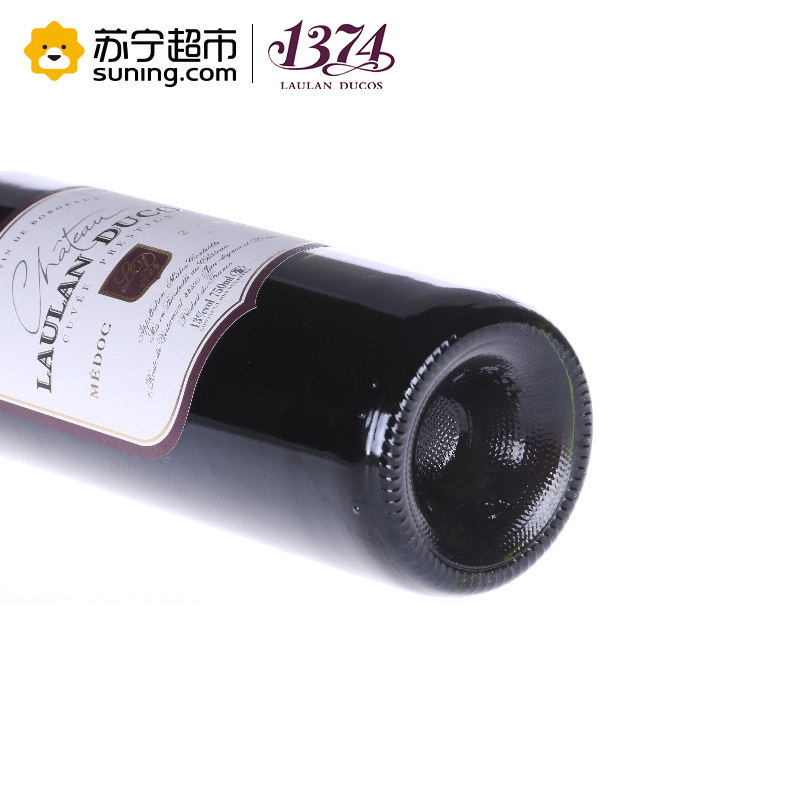 法国进口红酒 波尔多梅多克AOC级 乐朗1374古堡干红葡萄酒 2007年 750ml