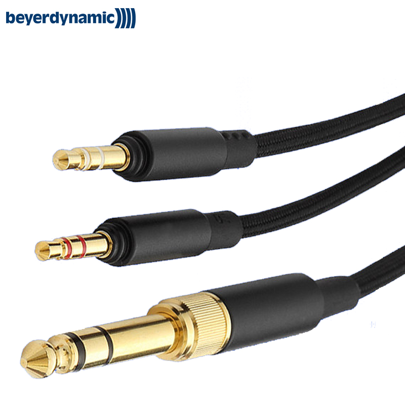 拜雅／拜亚动力(beyerdynamic) 阿米罗/T1二代/T5P二代 非平衡1.4M高纯度7N单晶铜耳机线高清大图