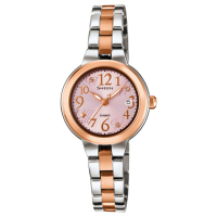 CASIO卡西欧SHEEN系列简约指针圆盘时尚石英手表 SHE-4043SPG