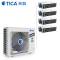 天加(TICA)大5匹一拖四 家用中央空调 1级能效变频 适用100-140㎡ TIMS140AHR