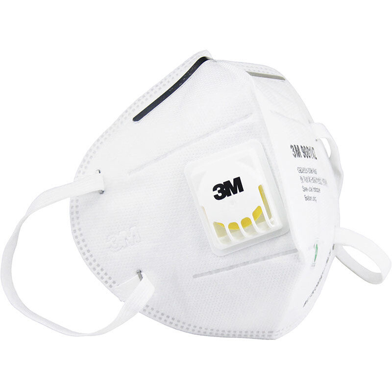 3M 9001VZ 25只装防尘口罩呼吸阀保护罩防雾霾无纺布耳带式针织带口罩