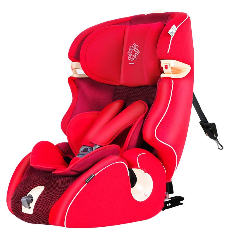 kiwyplus儿童汽车安全座椅 isofix硬接口 9个月-12岁 婴儿宝宝车载座椅无敌浩克plus荣耀版图片
