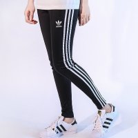 adidas阿迪达斯三叶草女子运动休闲长裤经典直筒修身BK0004
