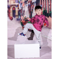 Puma/彪马 女童童装 舒适百搭连帽卫衣时尚休闲加绒长袖套头衫| 839113-44