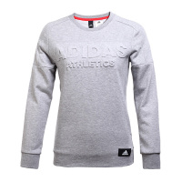 阿迪达斯女装新款运动休闲长袖圆领套头衫卫衣BK4988