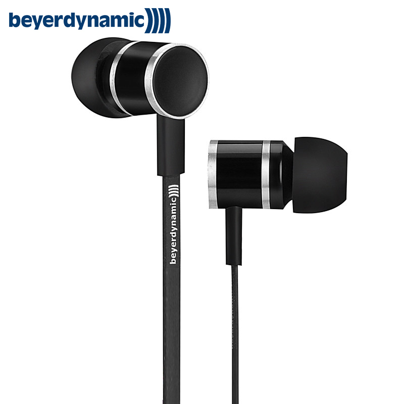 拜雅／拜亚动力(beyerdynamic) iDX160iE 入耳式附苹果认证麦克风耳机运动 经典黑