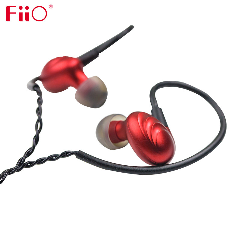 飞傲（FiiO）F9不带麦SE 普及版 三单元涟漪金属圈铁耳机 红色