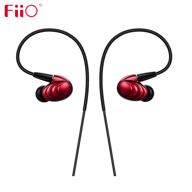 飞傲(FiiO)F9 三单元涟漪圈铁耳机 红色