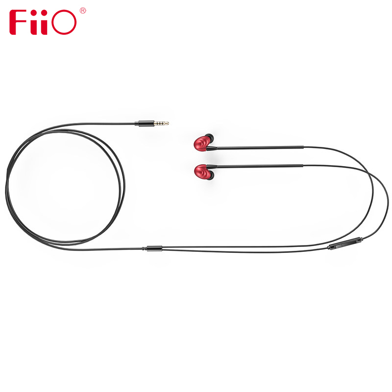 飞傲(FiiO)F9 三单元涟漪圈铁耳机 红色