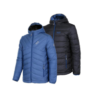 Jack Wolfskin/狼爪 男装户外防水保暖连帽两面穿运动羽绒服外套|5009511-5035-1241