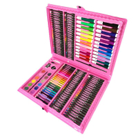 乐缔儿童粉色画画套装绘画笔小学生美术水彩笔工具女孩生日礼物