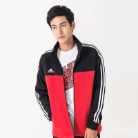 Adidas阿迪达斯跆拳道秋季新款男子运动服防风外套休闲夹克男