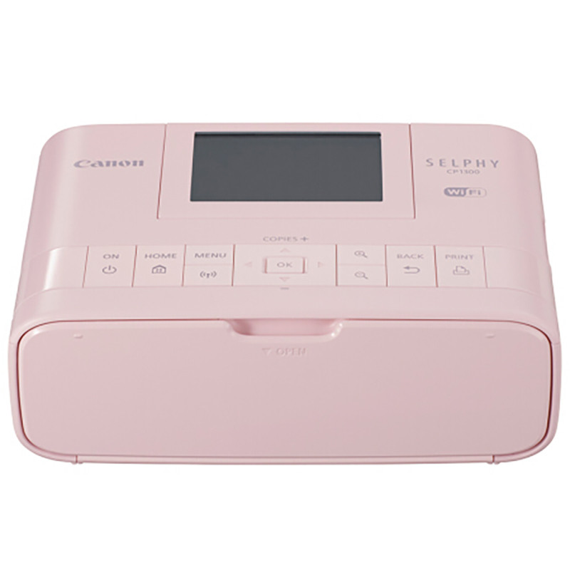 佳能（Canon）SELPHY CP1300 照片打印机（粉色）便捷操作，轻松打印