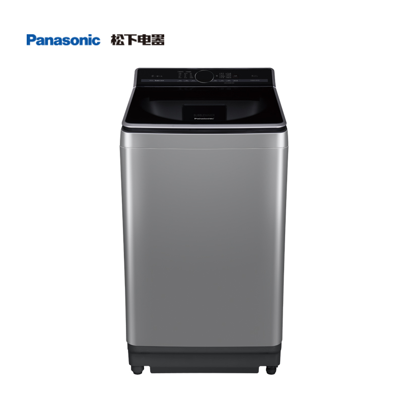 松下(Panasonic) XQB80-U8332 8KG 全自动家用 波轮变频 节能洗脱一体波轮洗衣机(银色)