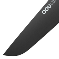 OOU黑鲨厨师刀家用刀具不锈钢黑色切片刀水果刀切菜厨师刀