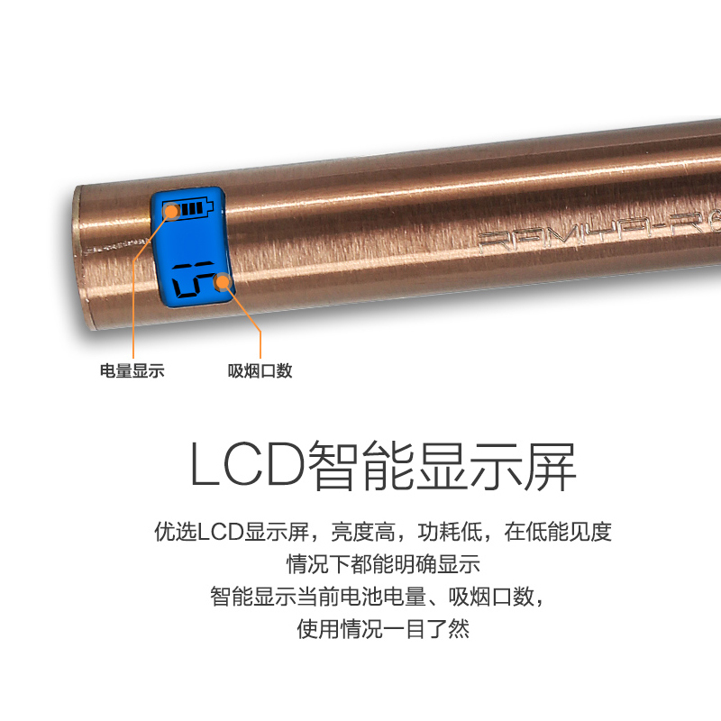 韩国人气电子烟品牌 Ramiya R6S 智能烟具+烟油+替换用雾化芯 超值礼盒套装