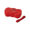 [KT猫同款]ATER斯凯达 日本进口 蝴蝶结型HelloKitty 午餐盒 便当盒 -LBDR1 330ml 红色