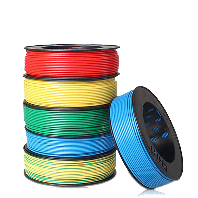 正泰chnt电线电源线电缆国际单股铜线硬线家用照明线bv25平方100米