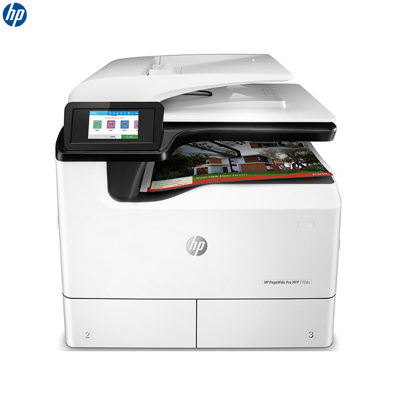 惠普(HP)PageWide Pro MFP 772dn 彩色页宽复合机 (打印 复印 扫描 传真)
