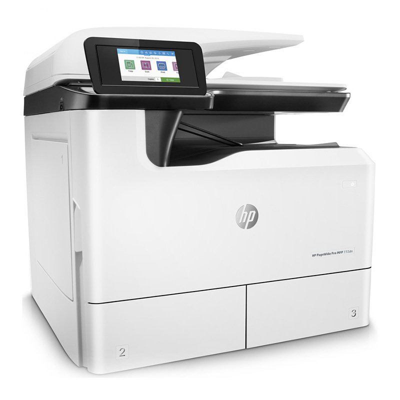 惠普(HP)PageWide Pro MFP 772dn 彩色页宽复合机 (打印 复印 扫描 传真)