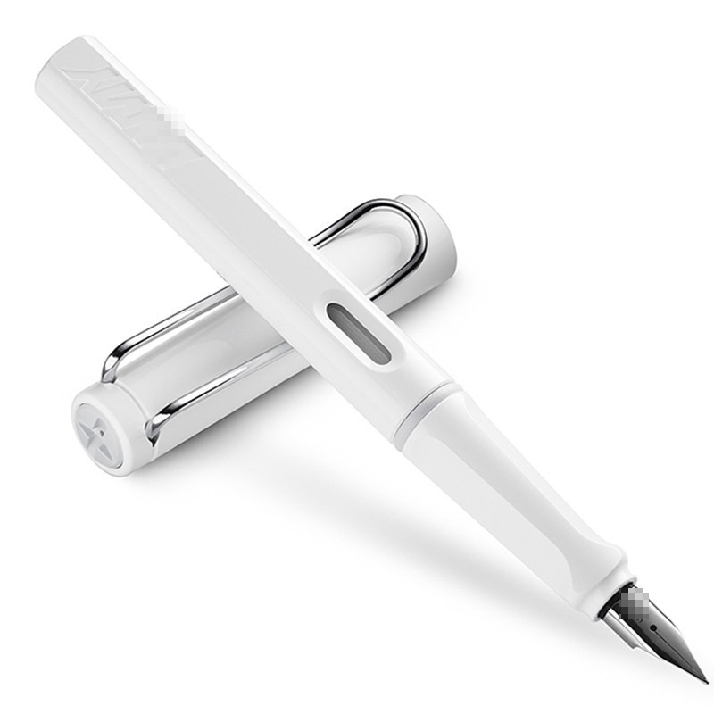 凌美(LAMY)Safari狩猎者钢笔墨水套装纯白色EF尖