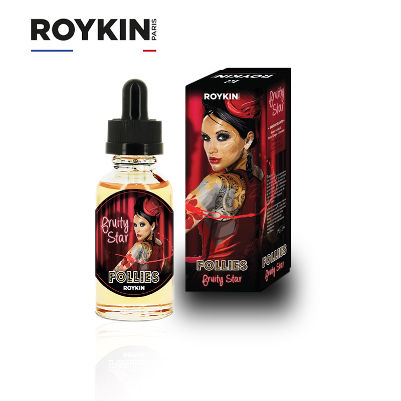 CITY VAPE Roykin FOLLIES 法国原装进口 高端电子烟油 综合水果美食系列-水果之星 30ml
