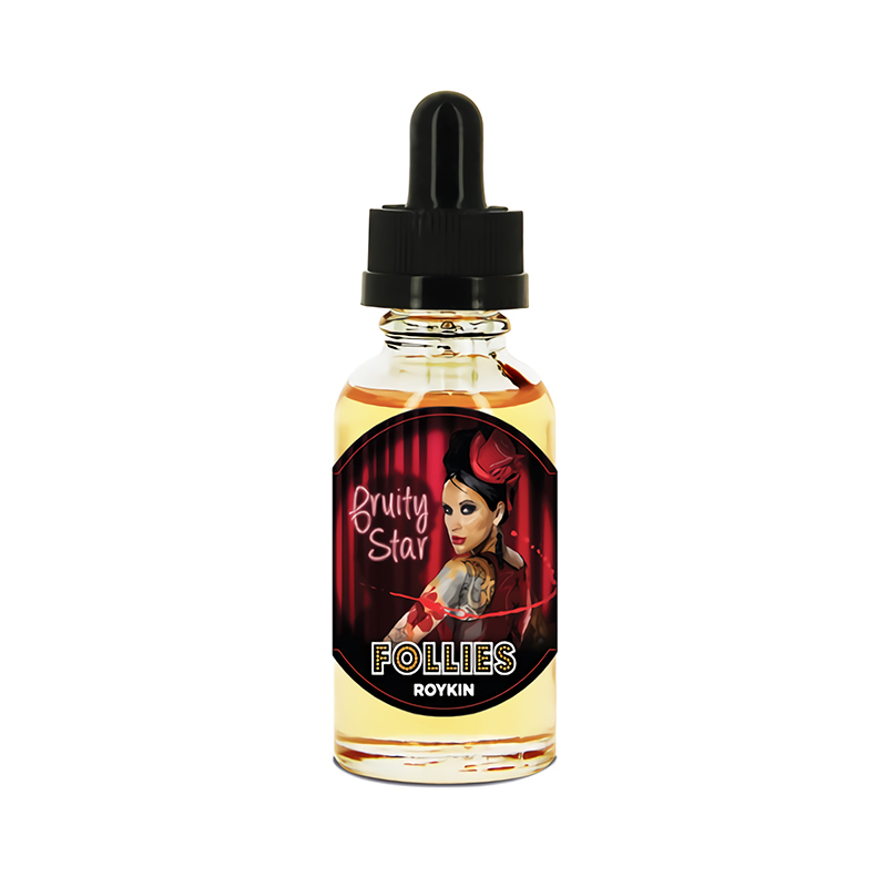 CITY VAPE Roykin FOLLIES 法国原装进口 高端电子烟油 综合水果美食系列-水果之星 30ml