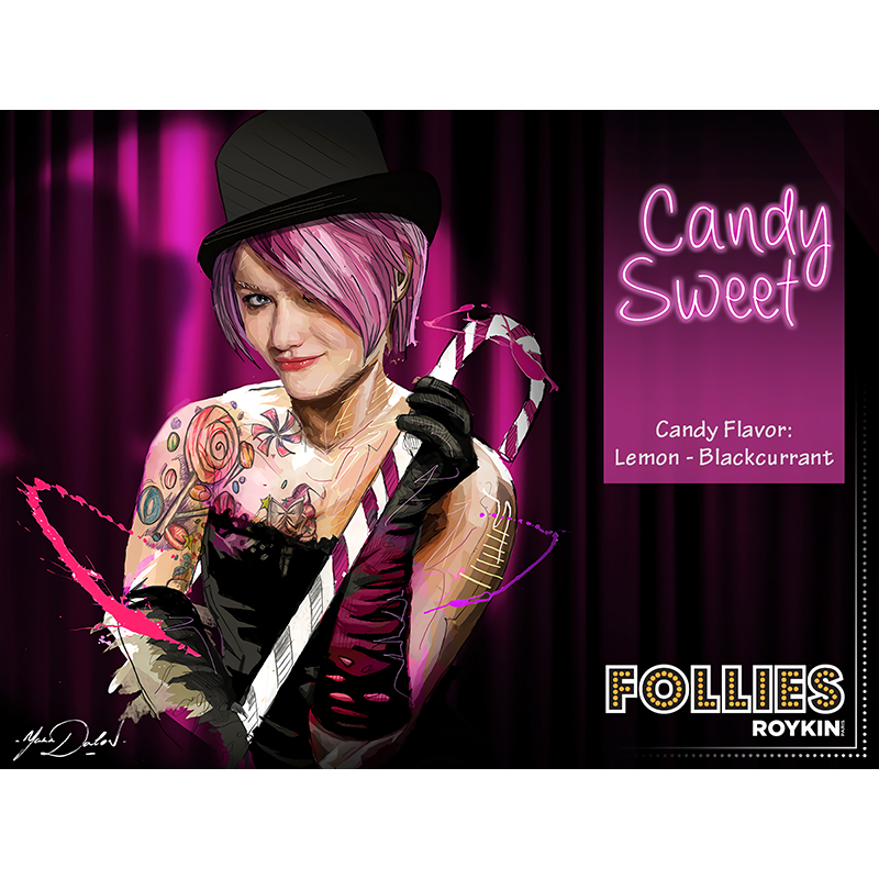 CITY VAPE Roykin FOLLIES 法国原装进口 高端电子烟油 综合水果美食系列-糖果甜心 30ml高清大图