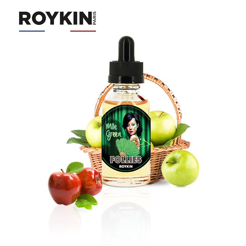 CITY VAPE Roykin FOLLIES 法国原装进口 高端电子烟油 综合水果美食系列- 绿色麦尔小姐 30ml