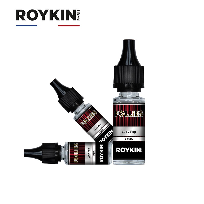 CITY VAPE Roykin FOLLIES 法国原装进口 高端电子烟油 综合水果美食系列-爆米花女士 10ml