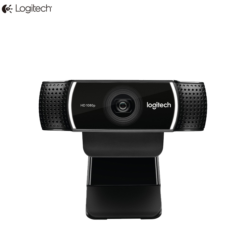 罗技(Logitech)C922 高清网络摄像头 1080p 全高清 双麦克风 立体声音效