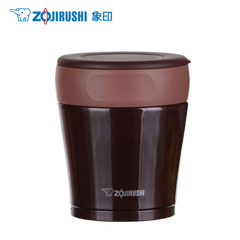 象印(ZO JIRUSHI)焖烧杯SW-GA26 304不锈钢真空焖烧罐保温壶闷烧杯11cm口径闷烧罐260ml 咖啡色