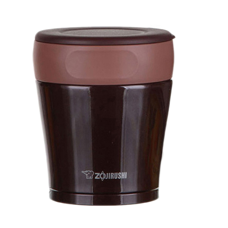象印(ZO JIRUSHI)焖烧杯SW-GA26 304不锈钢真空焖烧罐保温壶闷烧杯11cm口径闷烧罐260ml 咖啡色