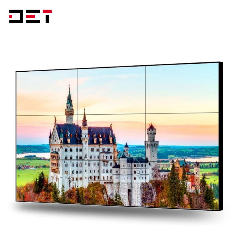 DET德浩 49英寸普通电视 超窄边液晶拼接屏DH49A00N 拼缝1.8mm 亮度500cd/㎡ 1080P高清大图