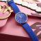 意大利进口Pinko手表 欧美品牌女士简约时尚石英表女Nespolo系列深蓝色透气布面编织带PK.2333L/08