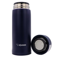 象印(ZO JIRUSHI)保温杯SM-LA36 304不锈钢真空保温保冷杯直身防漏办公水杯子 AD 深蓝色 360ml